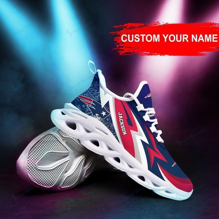 New England Patriots Personalized Yezy Running Sneakers 395