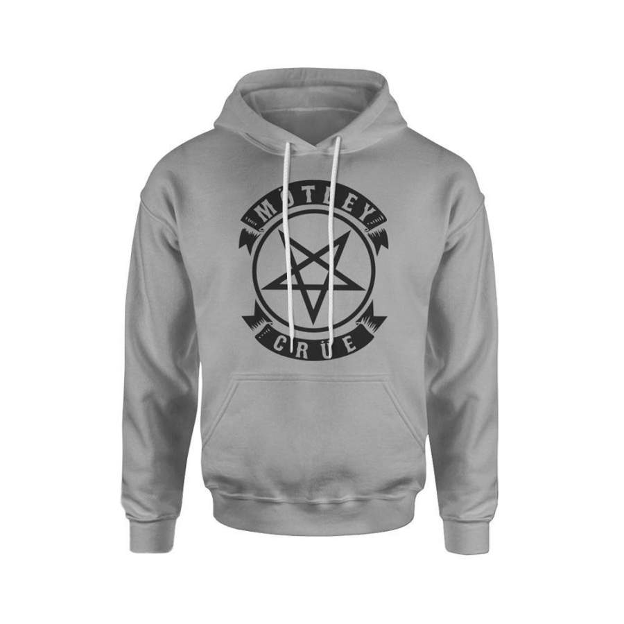 Motley Crue Pentagram Logo Hoodie – Rock Band Merch