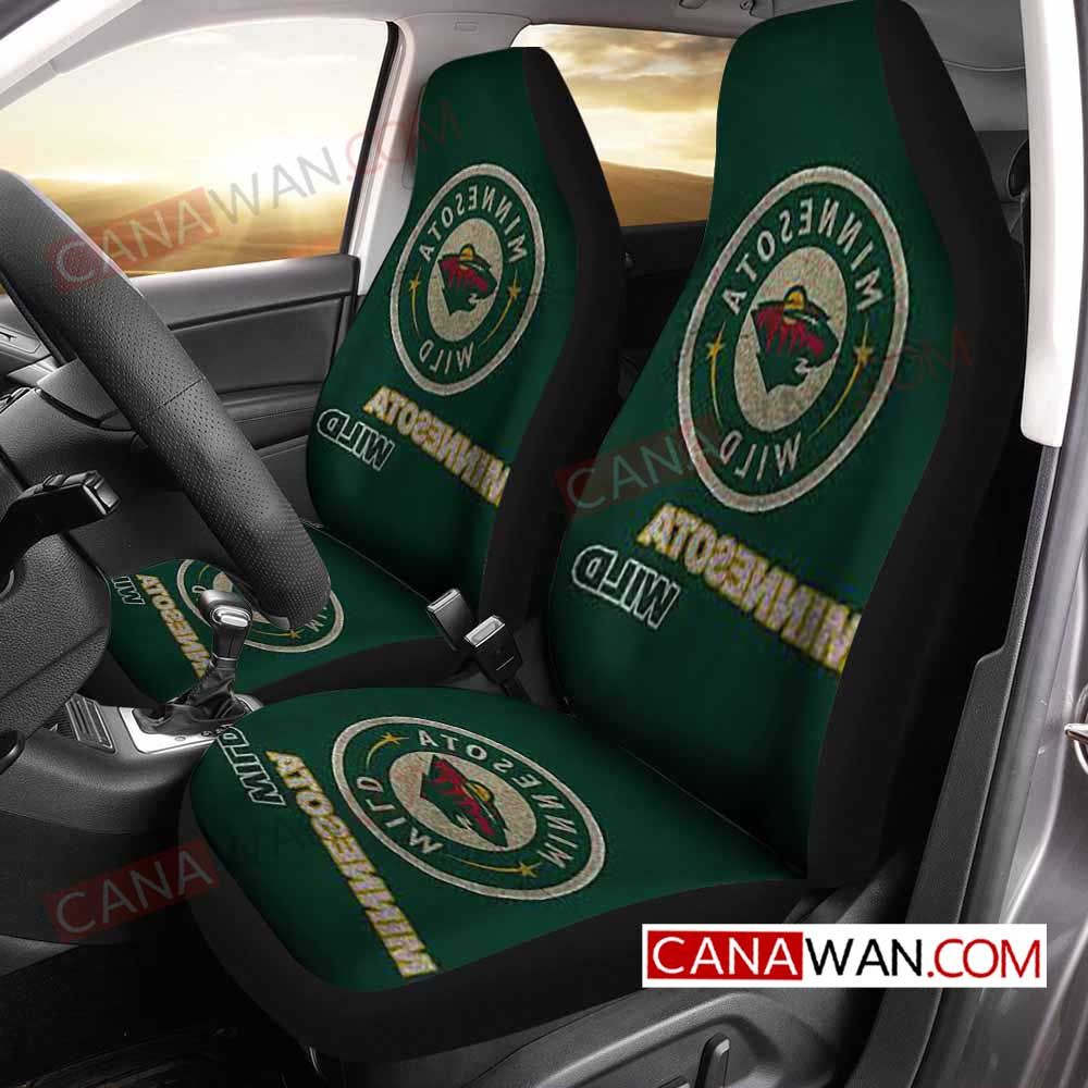 Minnesota Wild Style187 3D Customized Personalized Car Seat Cover