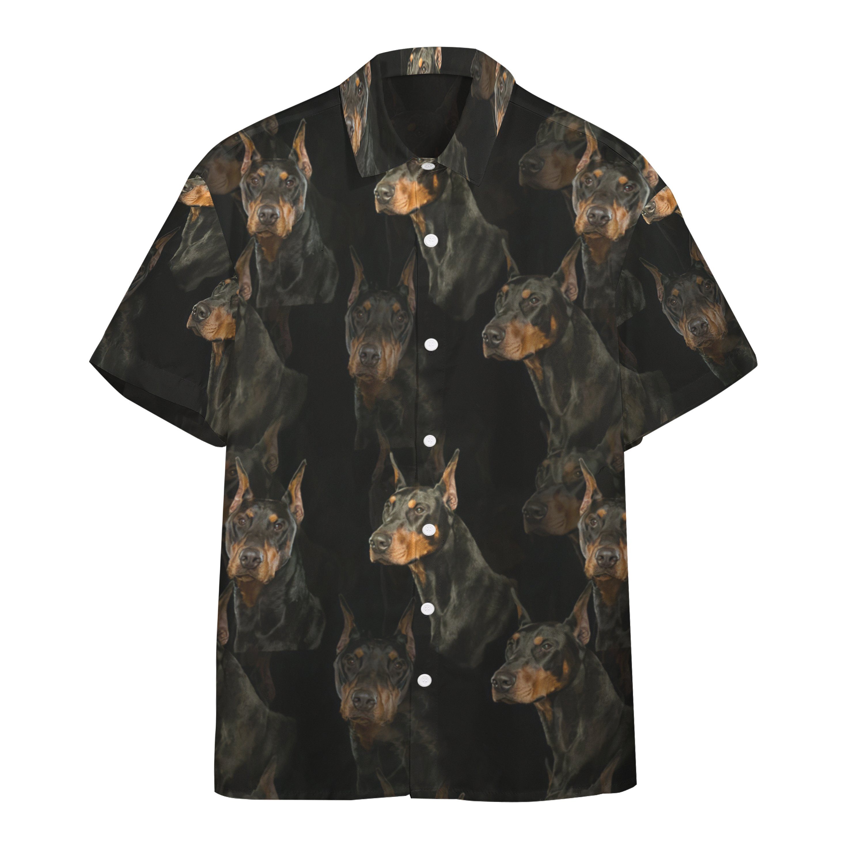 Gearhumans Doberman Dogs Custom Hawaiian Shirt Ha79659