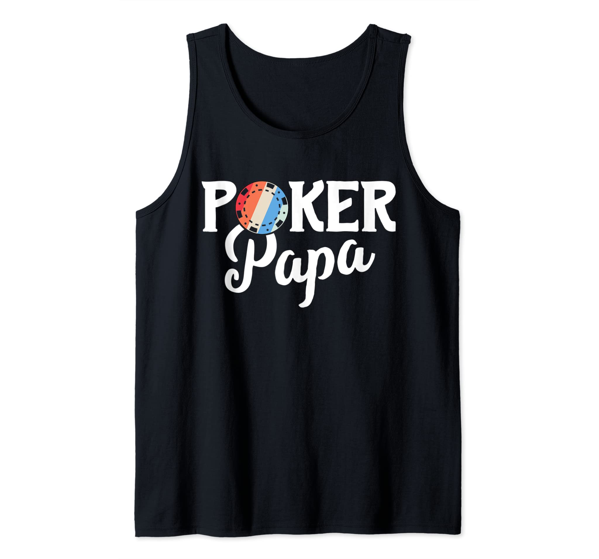 Poker Shirts For Men Casino Gifts Card Player Poker Papa Tank Top