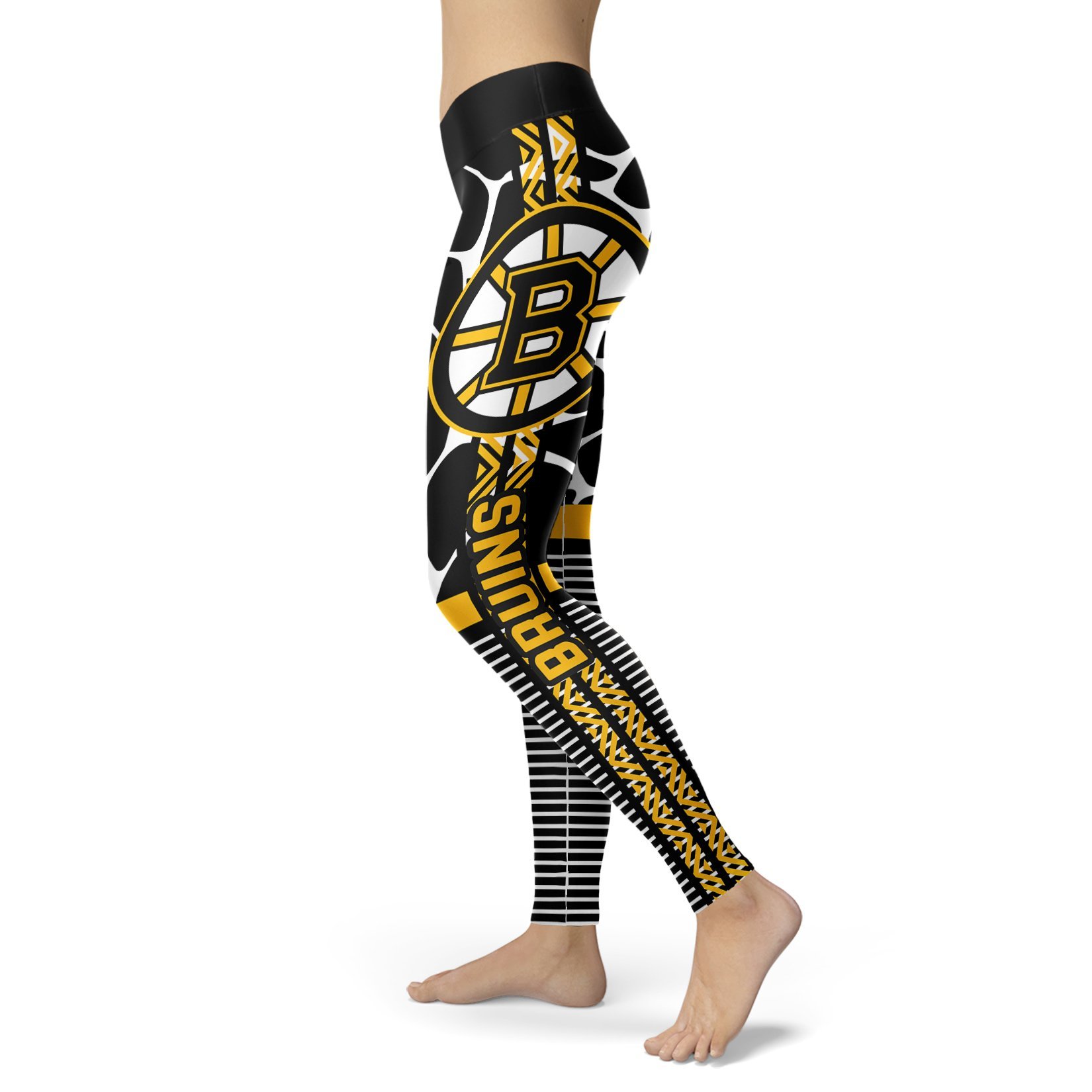 Awesome Light Attractive Boston Bruins Leggings