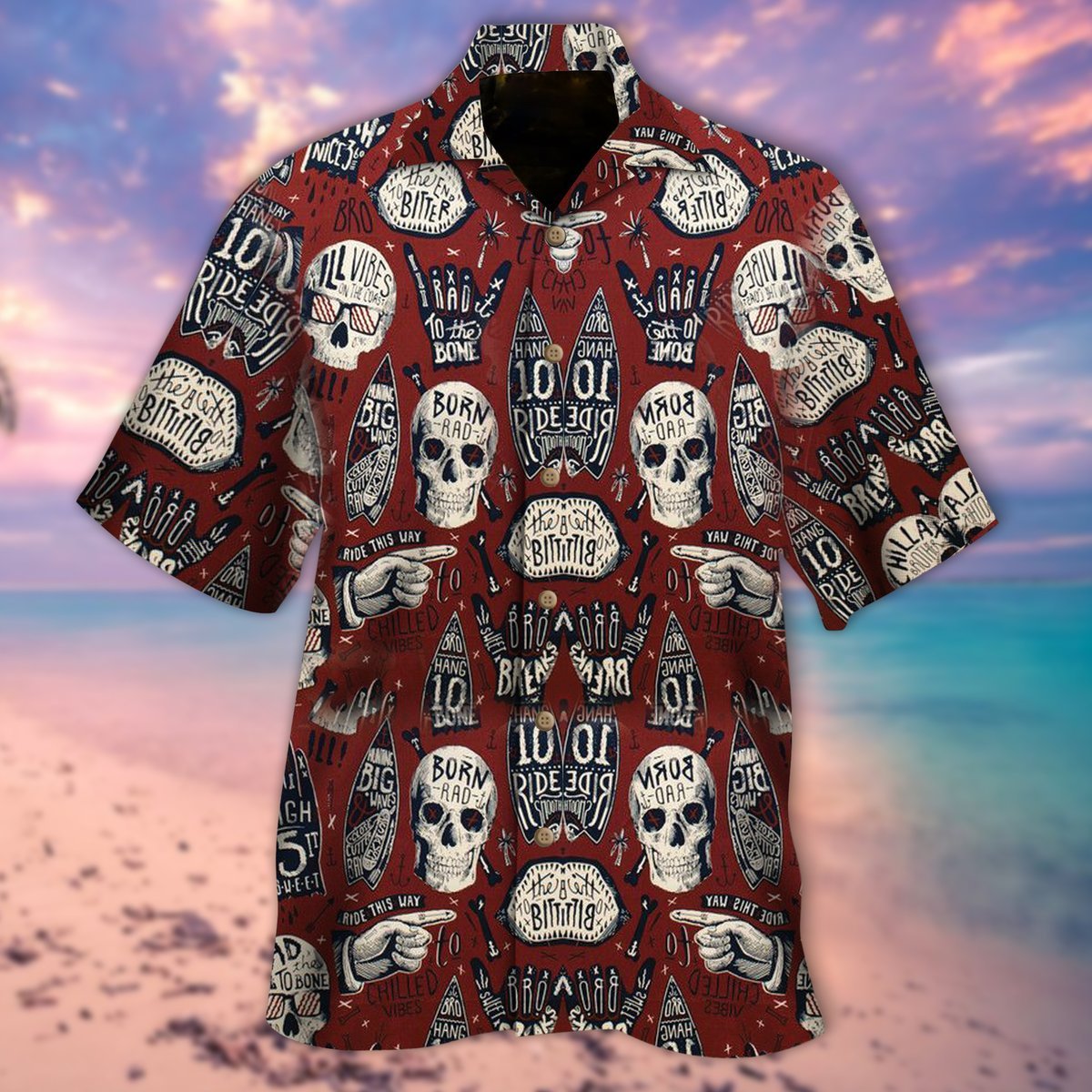 Skull Hawaii Shirt Unisex Adult Ha84213