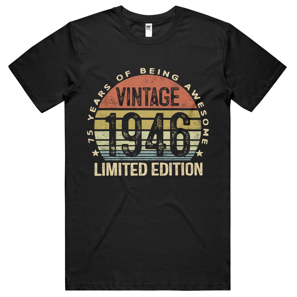 75 Year Old Gifts Vintage 1946 Limited Edition 75Th Birthday T Shirts