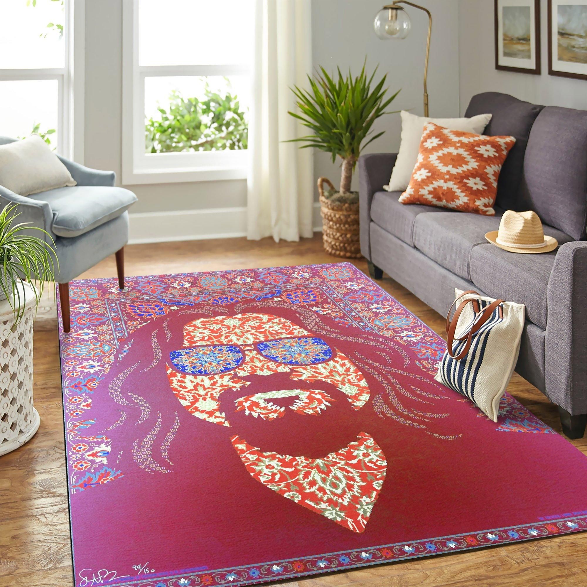 Big Lebowski Area Rug Geeky Carpet – home decor – Bedroom Living Room decor