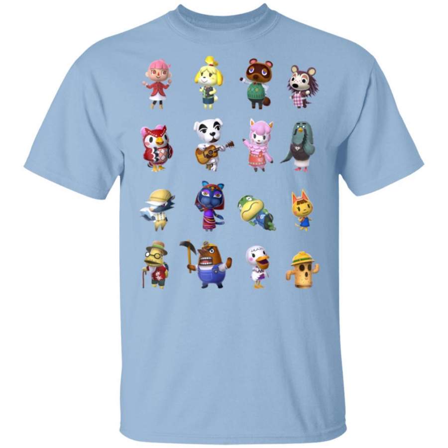 Animal Crossing Villagers Line Up Graphic T Shirt