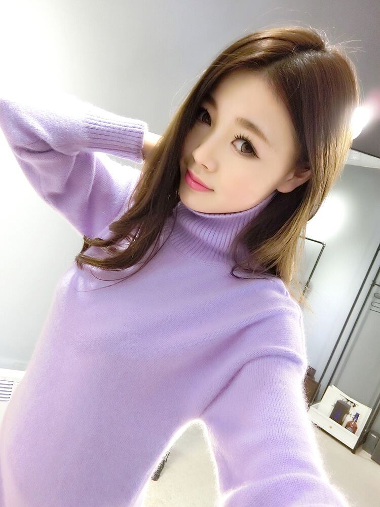 Thick Warm Cashmere Long Version Turtleneck Knitted Sweater Women 2022 Solid Color Pullover pull femme hiver streetwear sweaters alx