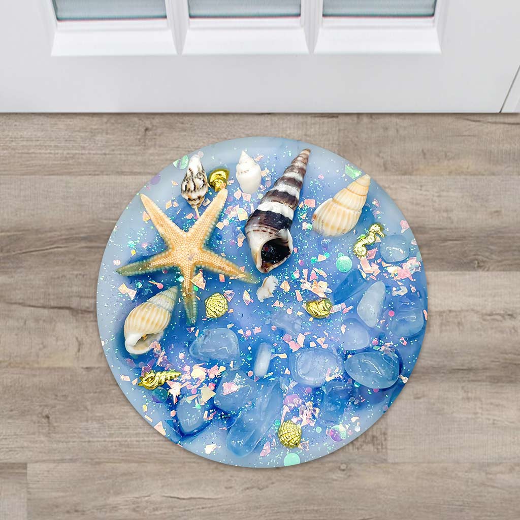 Beach Soul – Sea Lover Shaped Doormat With 3D Pattern Print