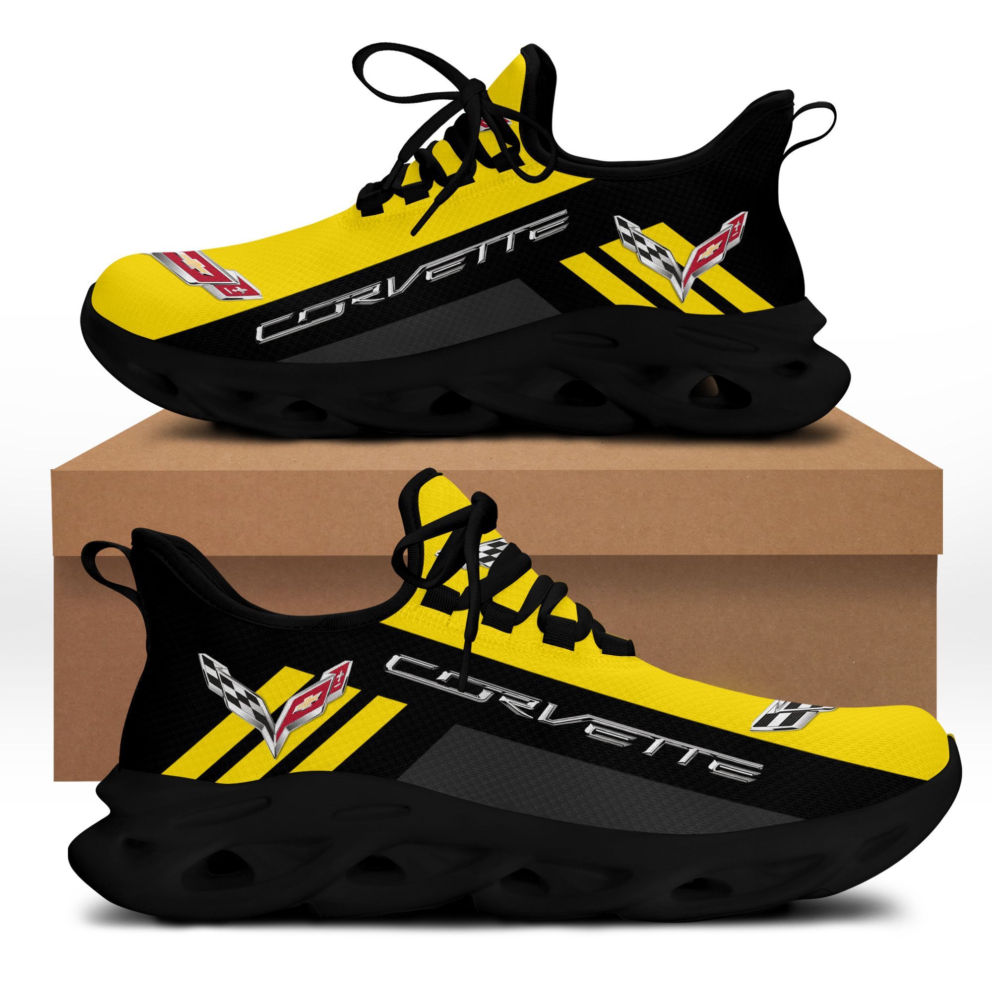 chevrolet corvette TNT-VA BS Running Shoes Ver 1 (Yellow) – Corethermax