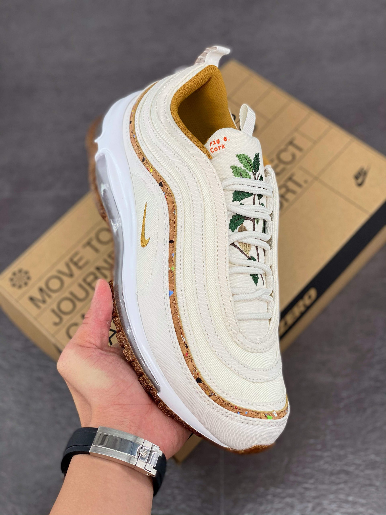 Nike Air Max 97 Cork Coconut MilkVolt DC4012-100 5339646