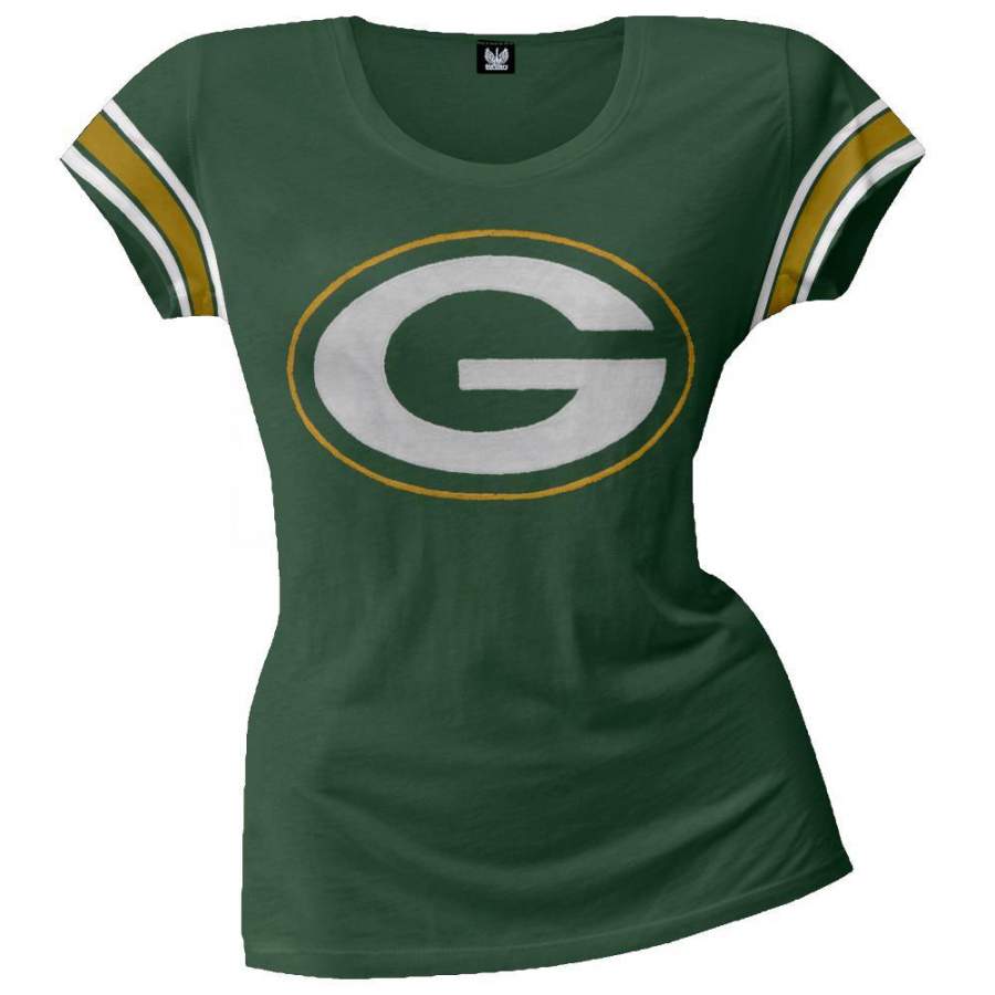 Green Bay Packers – Off Campus Juniors Premium Scoop T-Shirt