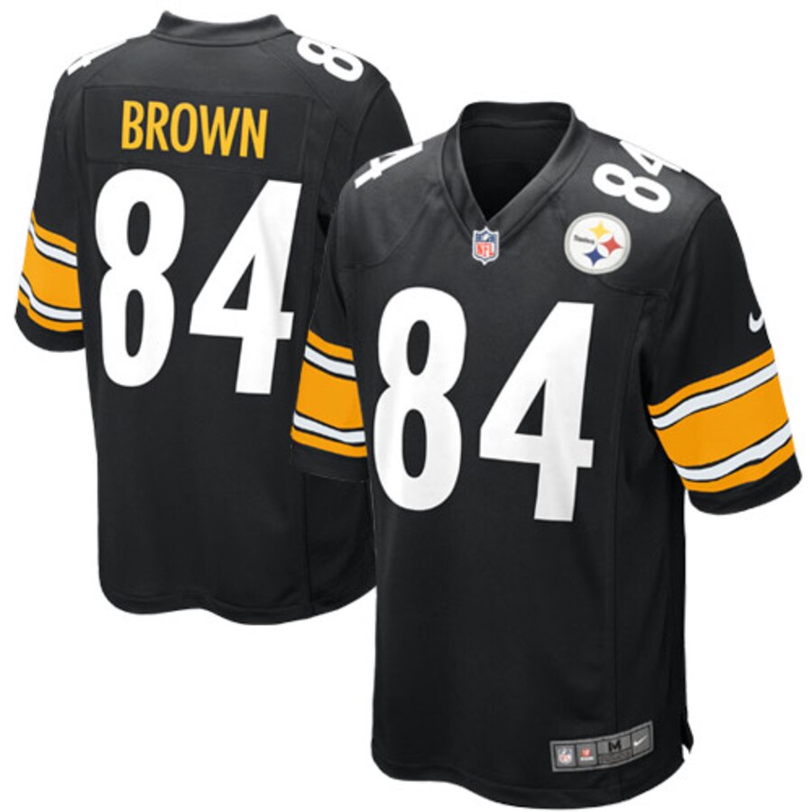 Antonio Brown Pittsburgh Steelers Nike Game Jersey – Black