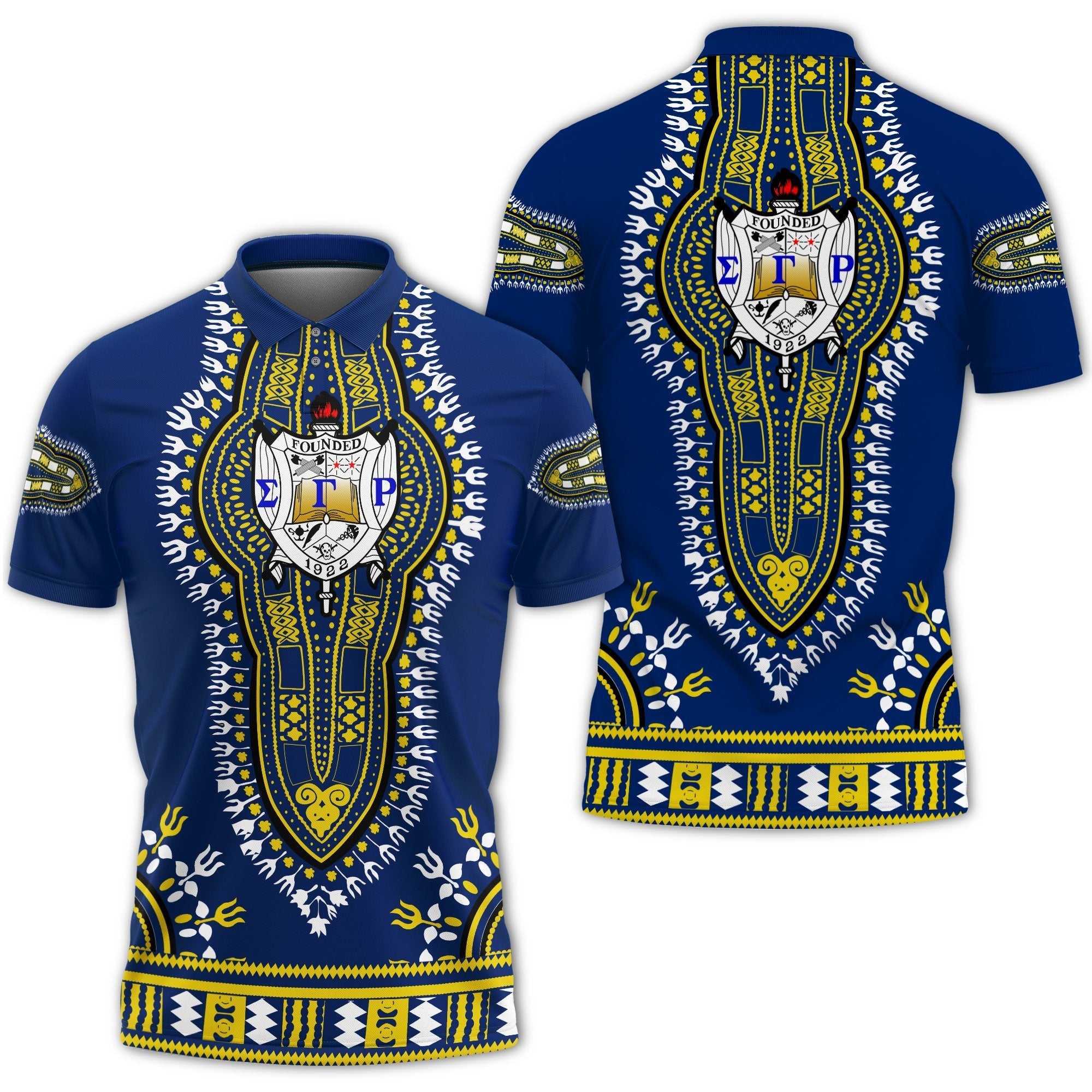 Sorority Polo – Sigma Gamma Rho Dashiki Polo Shirt