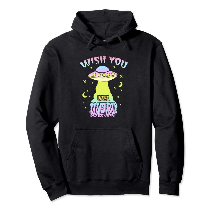 Aesthetic Pastel Goth Pullover Funny Alien Hoodie