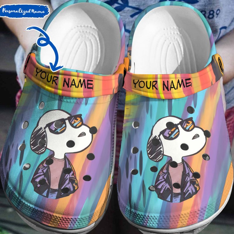 Snoopy Peanuts Crocs 3D Clog Shoes