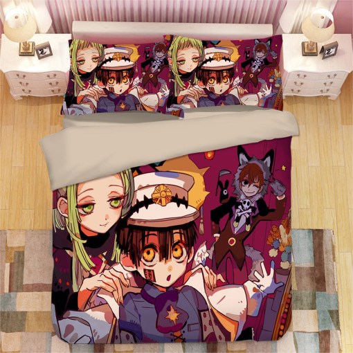 Toilet Bound Hanako Kun 6 Duvet Cover Pillowcase Home Decor 3D Bedding Set 1379