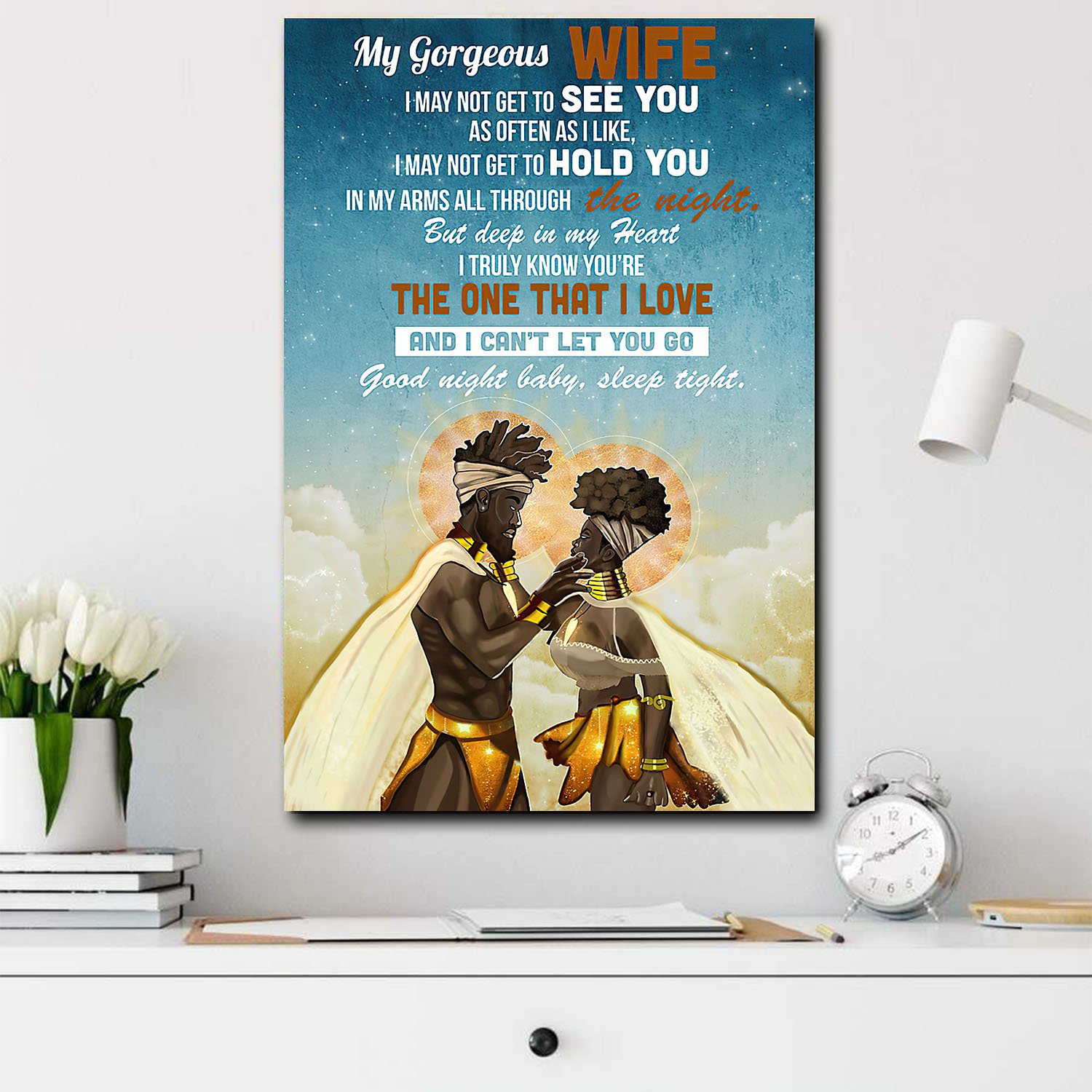 Africa Canvas Design You Are The One That I Love African Inspired Home Decor