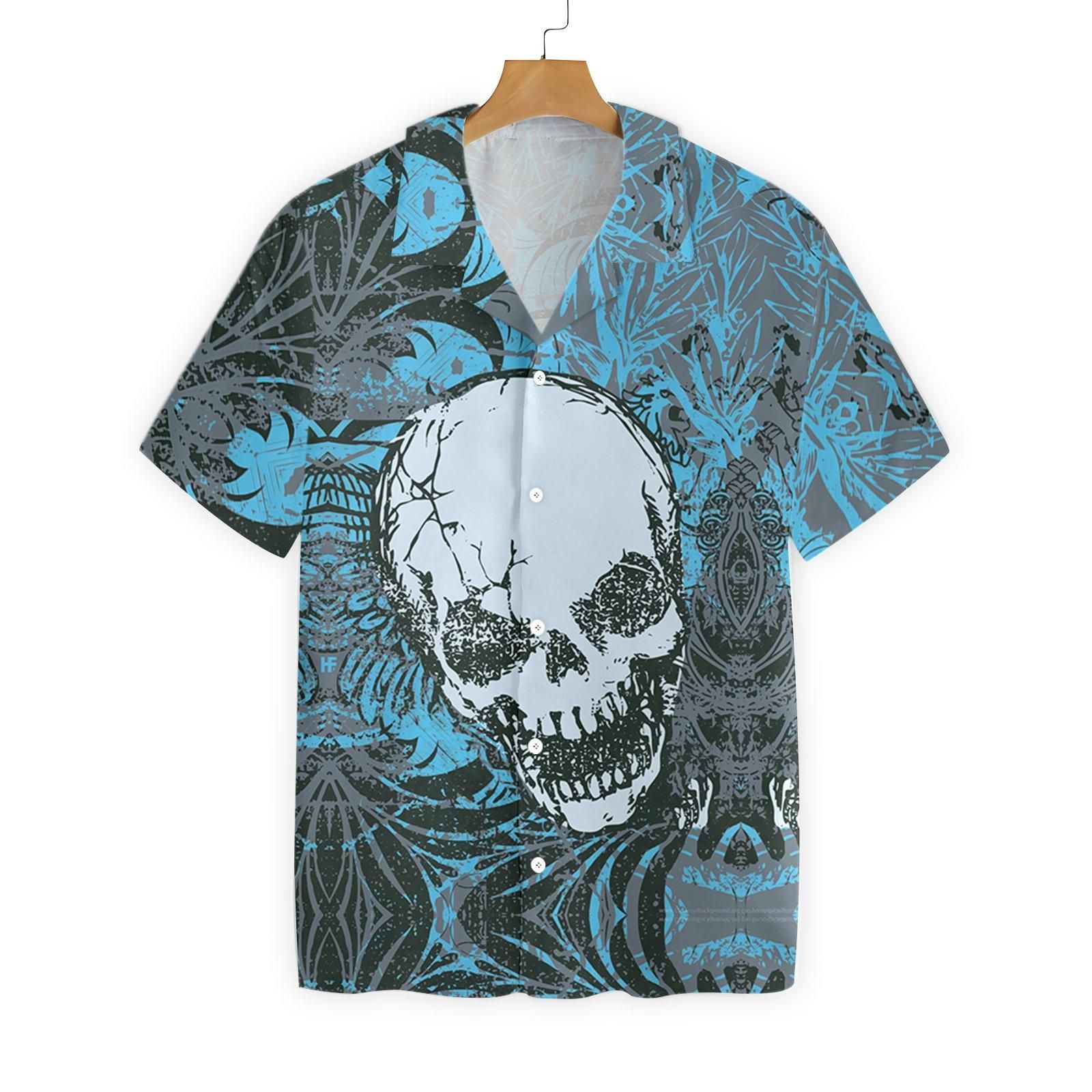 Retro Skull Pattern 2810 Hawaii Shirt Ha21704