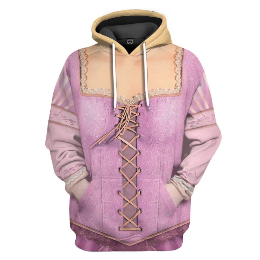 Casespring 3D Rapunzel Princess Custom Tshirt Hoodie Appreal