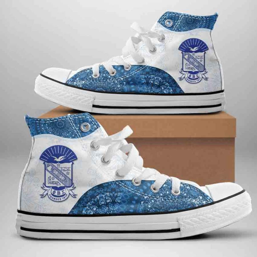 Phi Beta Sigma High Top Shoes