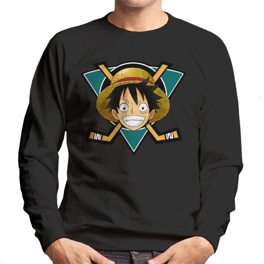 Monkey D Luffy Mighty Ducks One Piece Men’s Sweatshirt