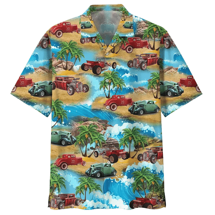 Amazing Island Hot Rod Hawaii Aloha Shirts Dh Ha46480