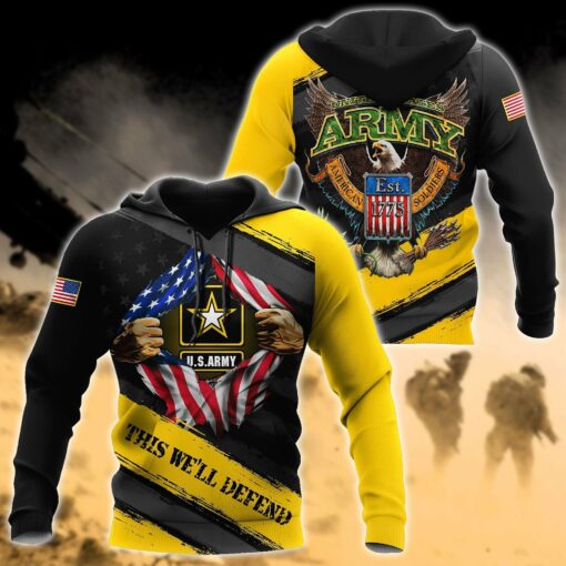 Army Veteran 3D All Over Print Shirts For Men & Women, Happy Veteran Memorial 3D Shirts, Veteran Day