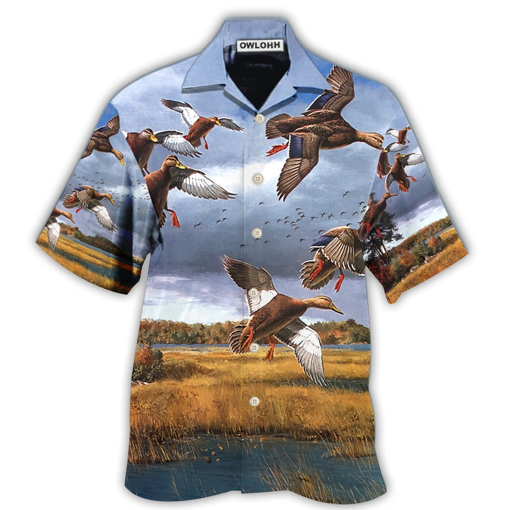 Hunting Duck Classic Style Hawaii Shirt Ha82057