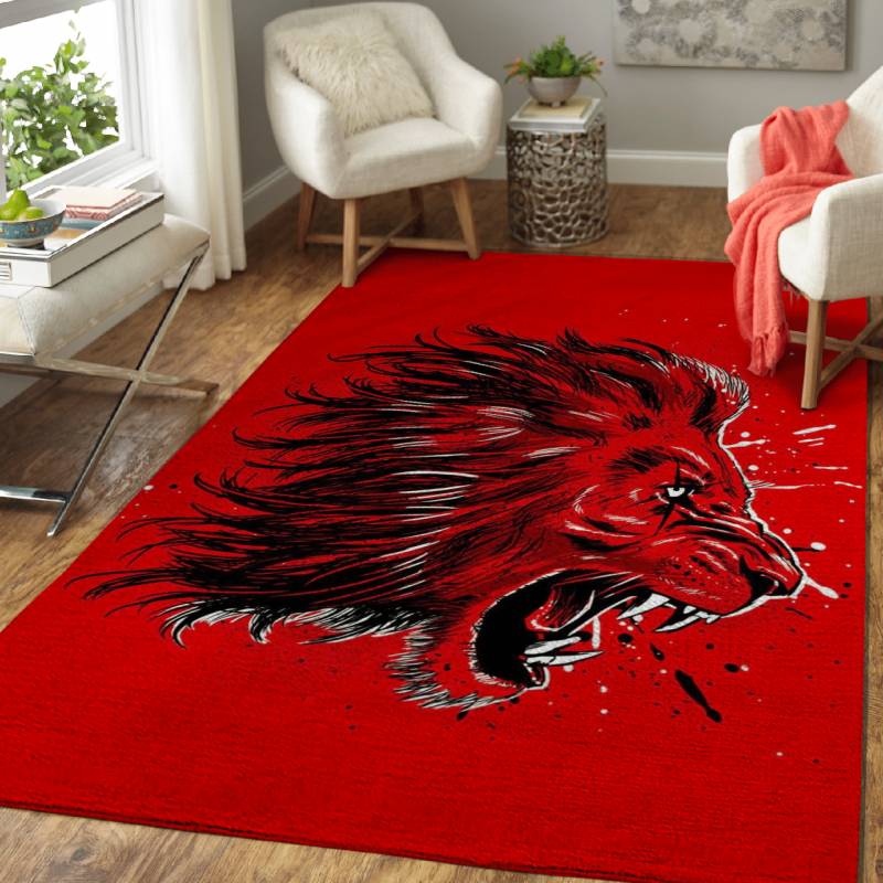 Red lion – Animals Area Rug Carpet