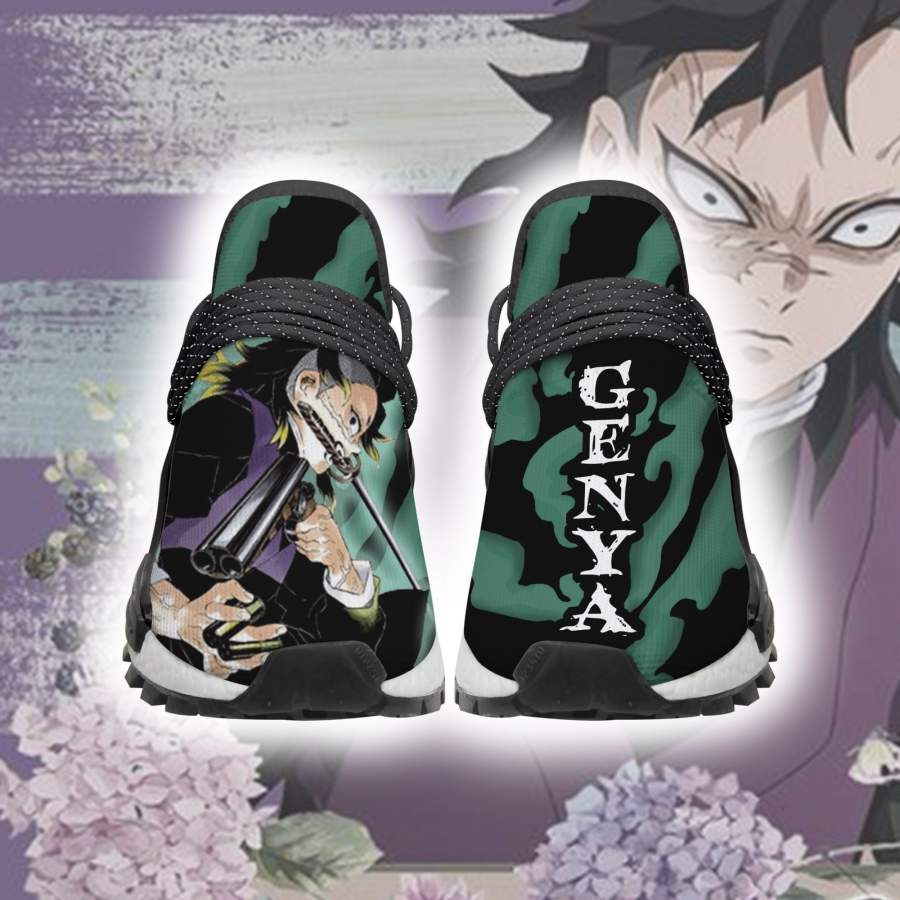 Demon Slayer Shoes Genya Shinazugawa NMD Sneakers Anime Shoes