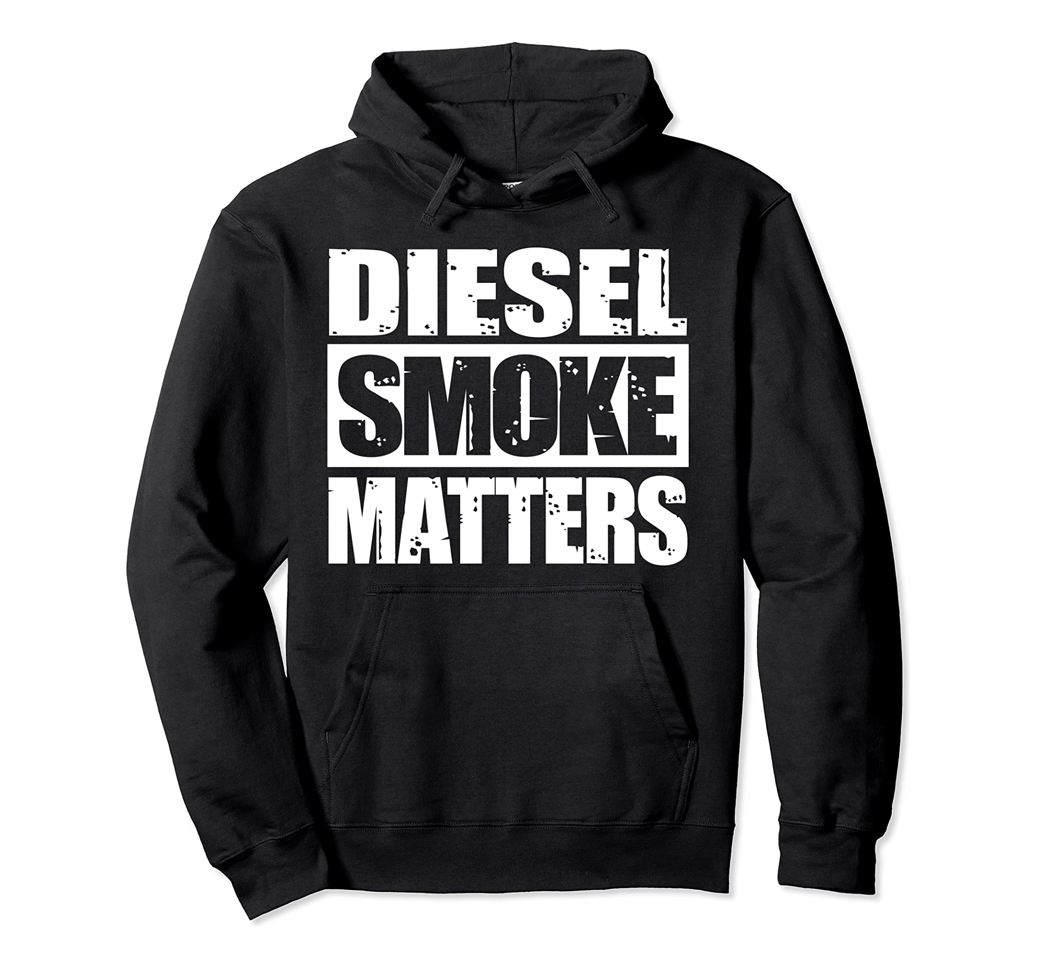 Black Diesel Smoke Matters, Diesel Truck Roll Coal Hoodie Pullover Hoodie