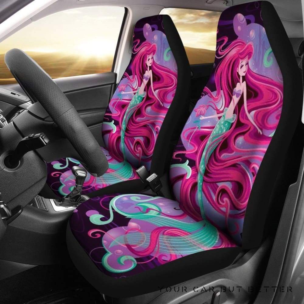 Ariel Car Seat Covers The Little Mermaid Cartoon Fan Gift 155026