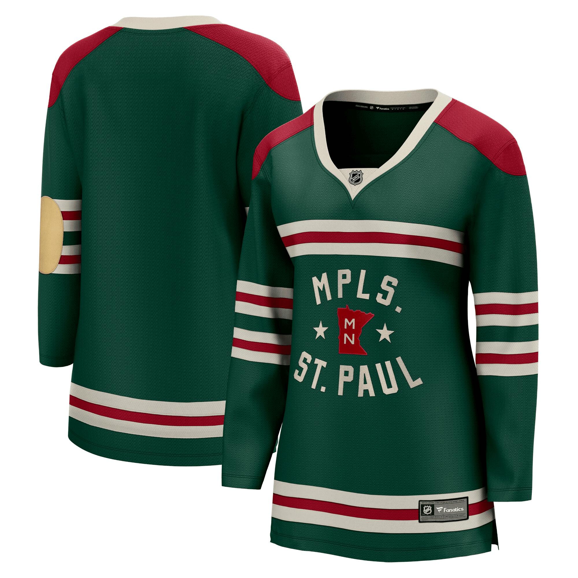 Women’s Green Minnesota Wild 2022 Winter Classic Breakaway Jersey Jersey