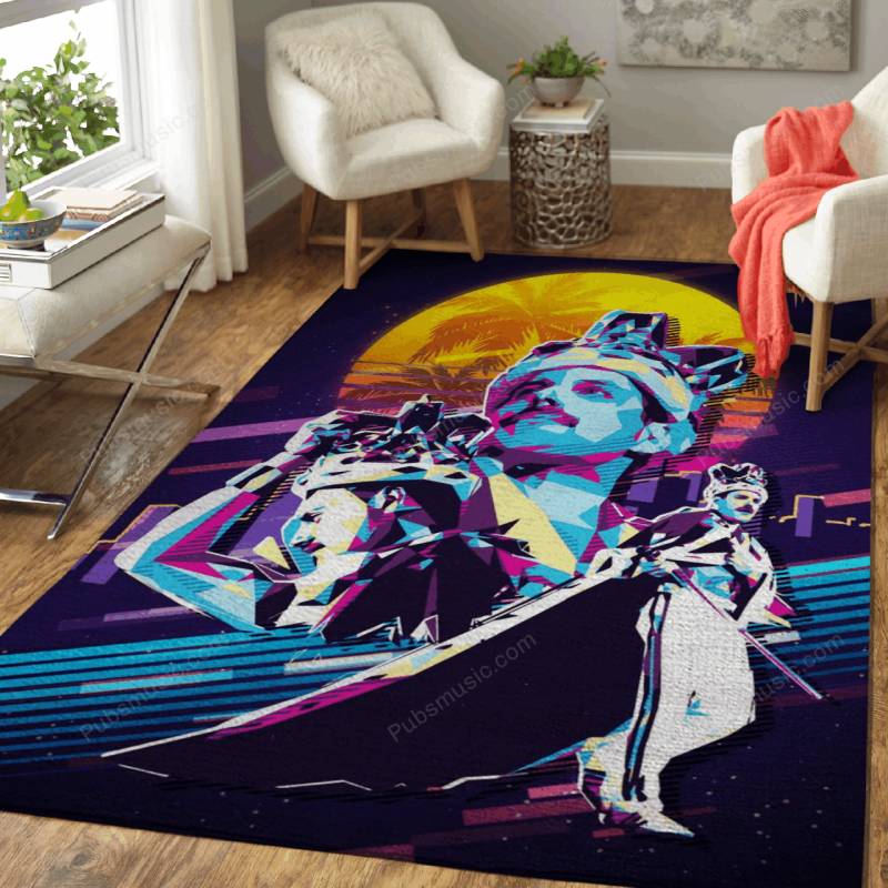 FREDDIE MERCURY – Retro 80S Style Area Rug Carpet