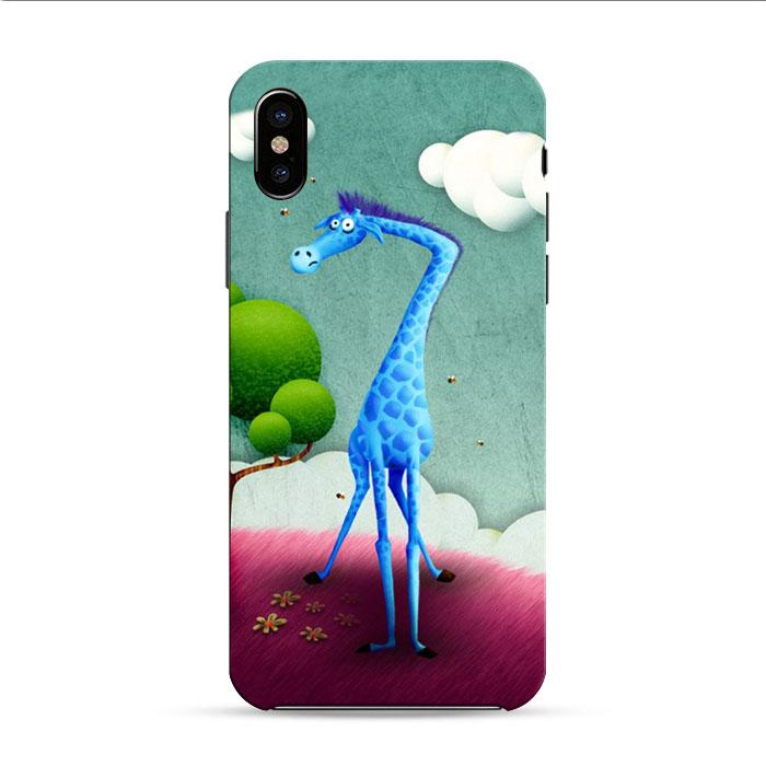 Zoo Animal Calf Giraffe iPhone XS 3D Case