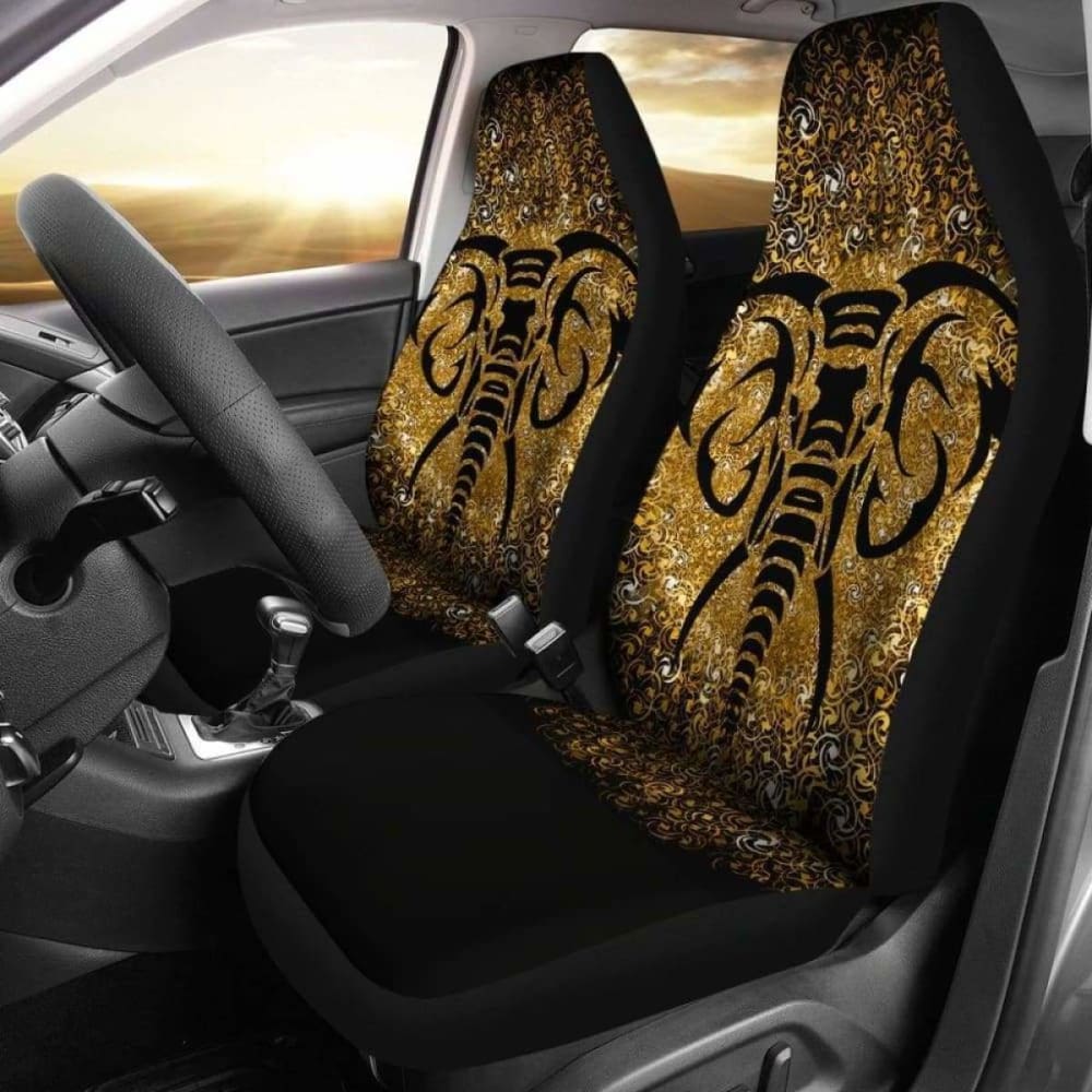 Elephant Zen Gold Car Seat Covers 202820