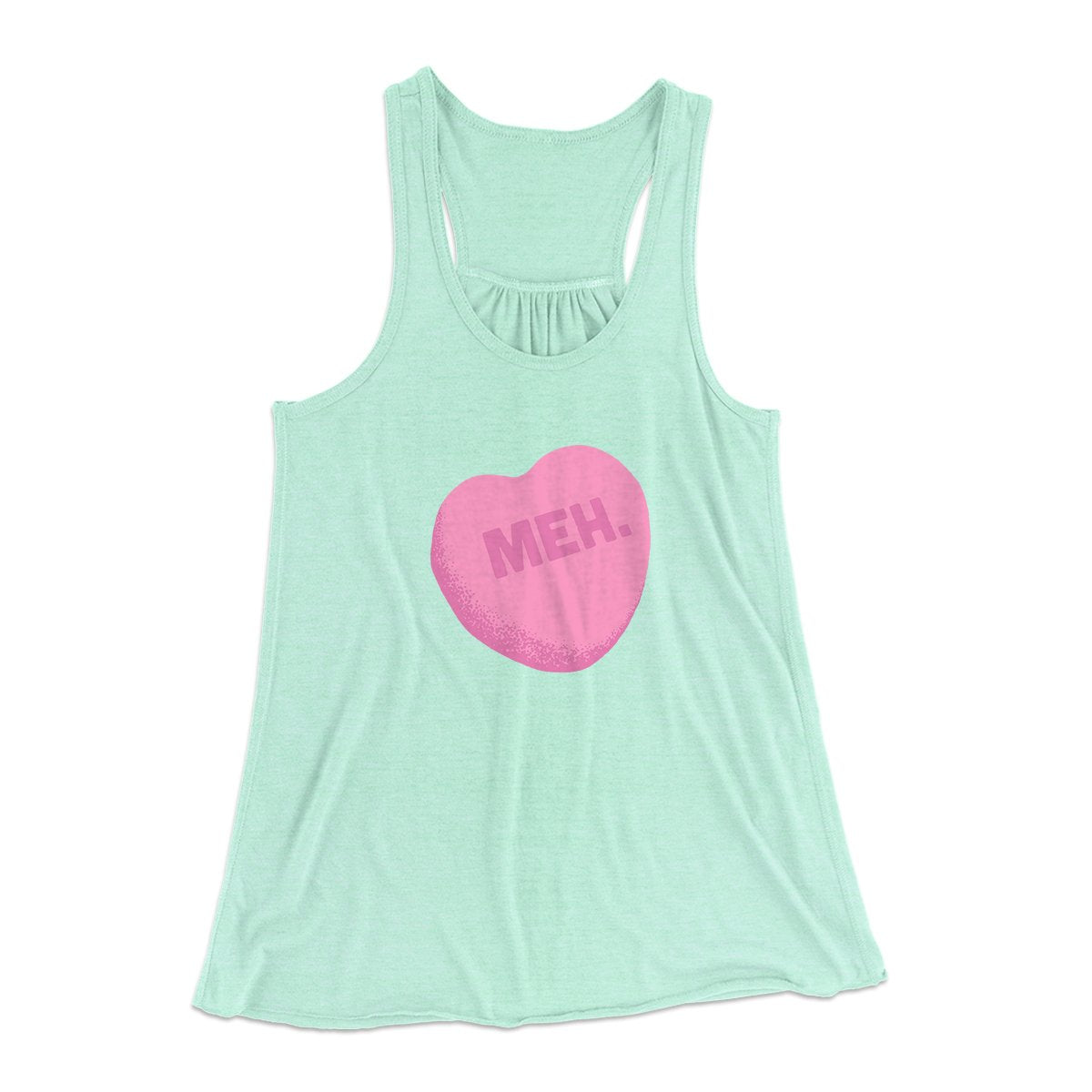 Meh. Candy Heart Women’S Flowey Tank Top