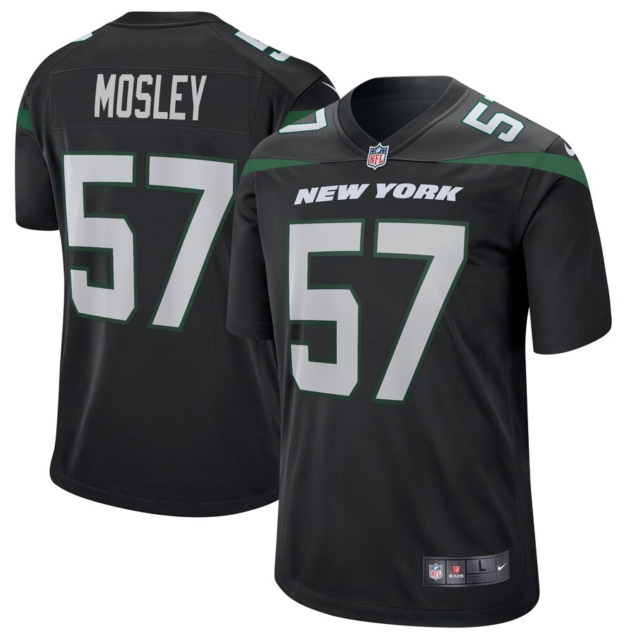 C.j. Mosley New York Jets Nike Game Jersey – Stealth Black