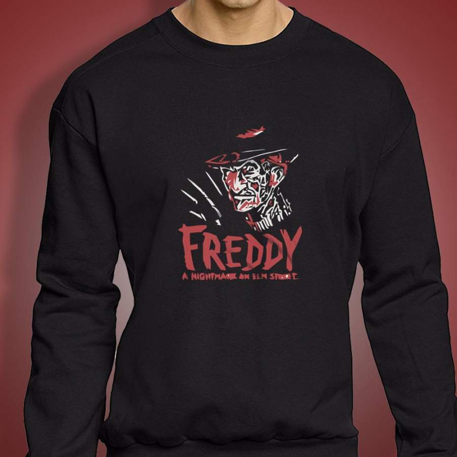 A Nightmare On Elm Street Drawn Men’S Sweatshirt