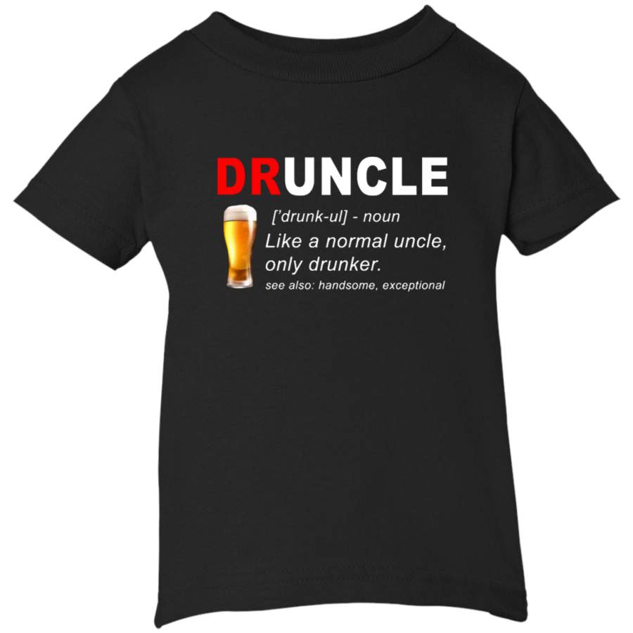 AGR Druncle Beer Infant Short Sleeve T-Shirt