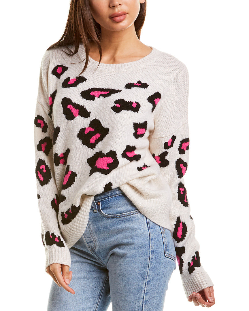 Autumn Cashmere Leopard Cashmere Sweater