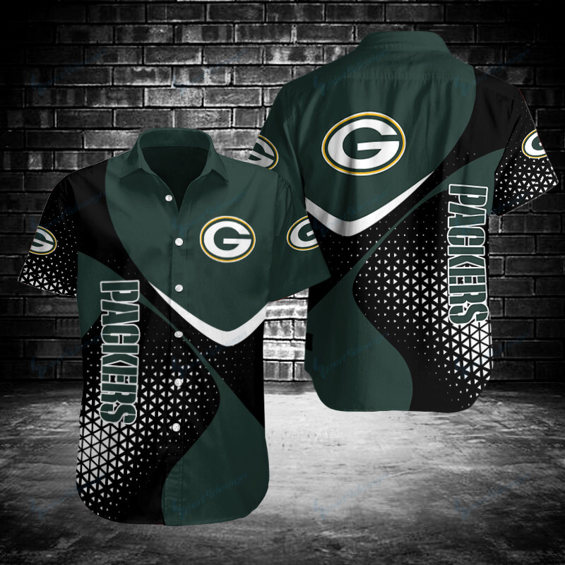 Green Bay Packers Button Shirt Bg882