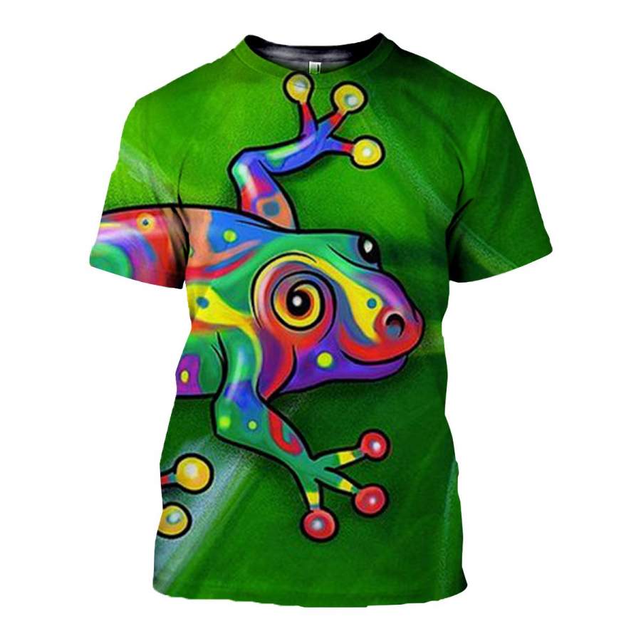 3D All Over Printed Frog T Shirt Hoodie 7120197