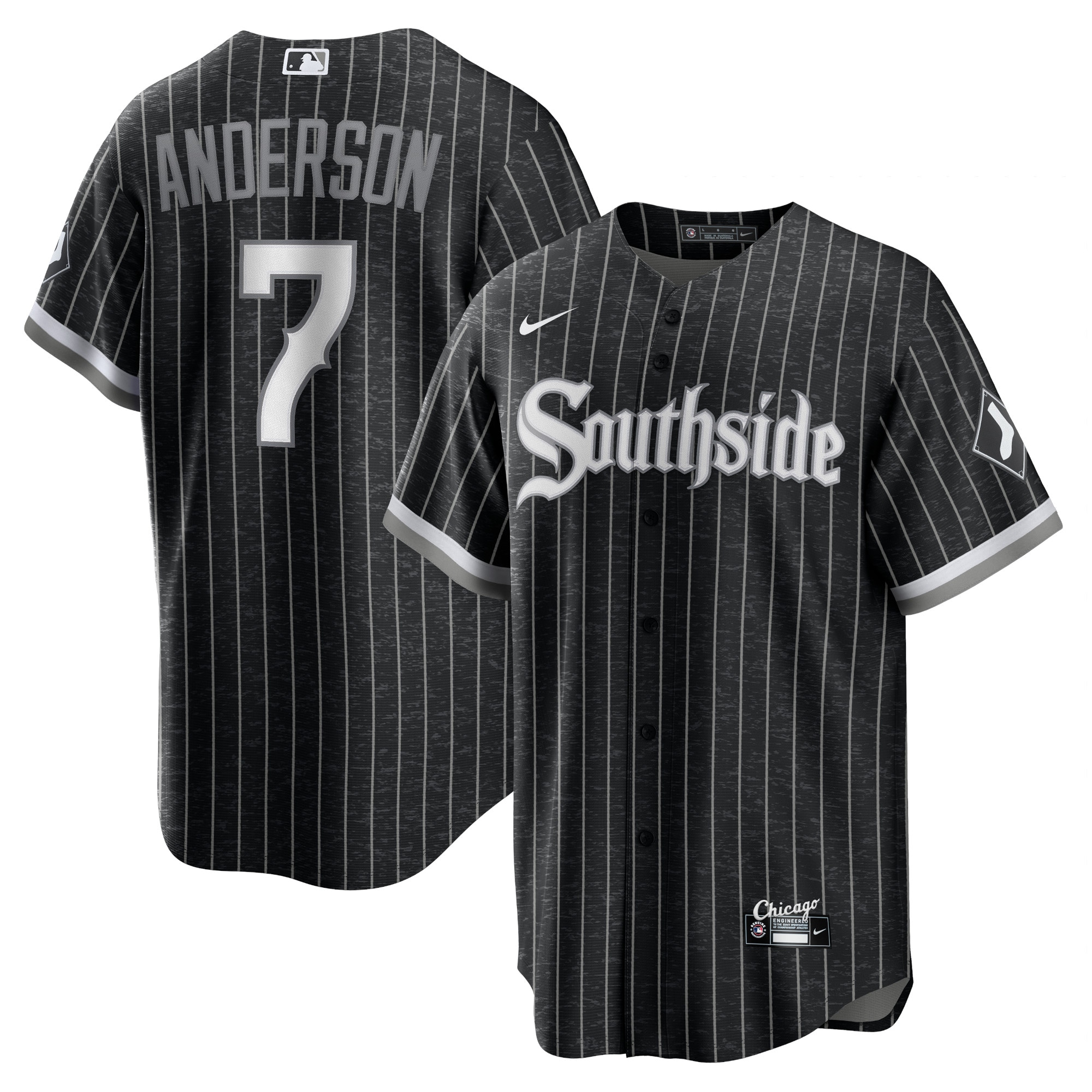 Tim Anderson Chicago White Sox City Connect Replica Player Jersey – Black