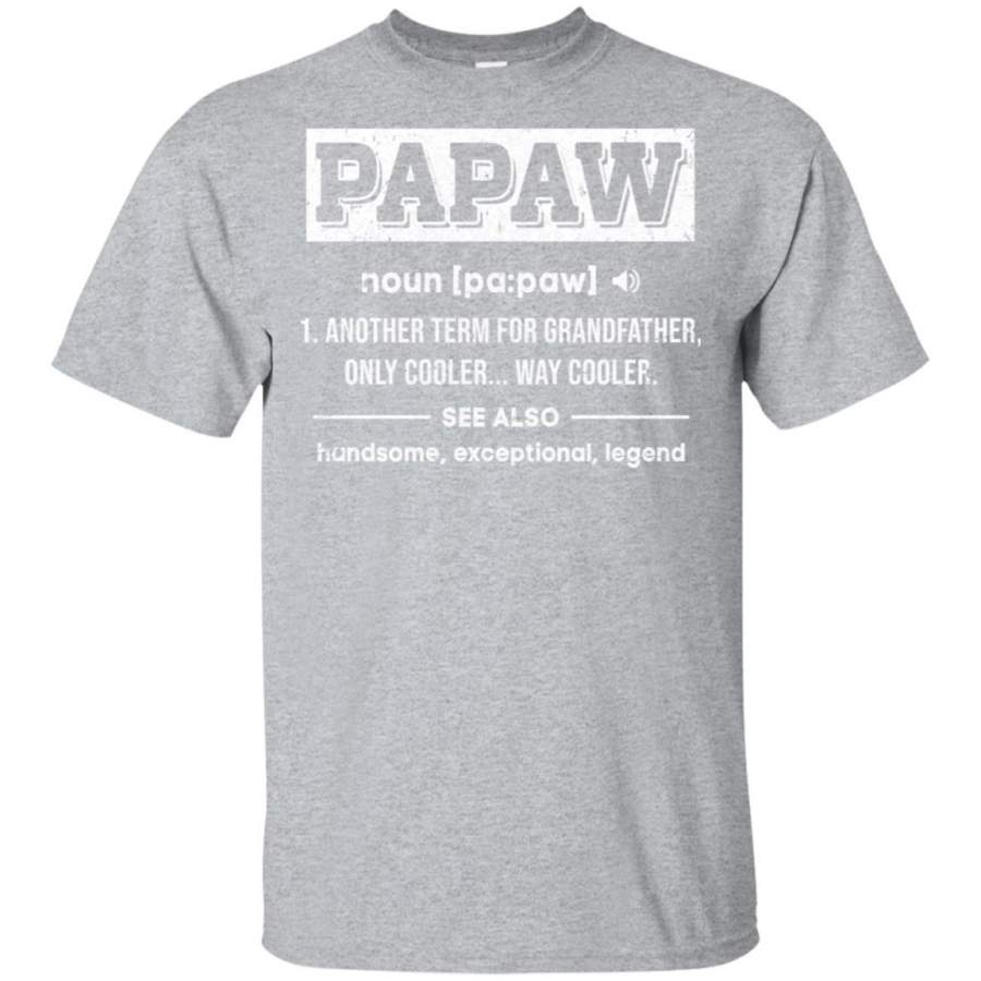 Download PaPaw Gifts Grandpa Definition Fathers Day - T-Shirt Store