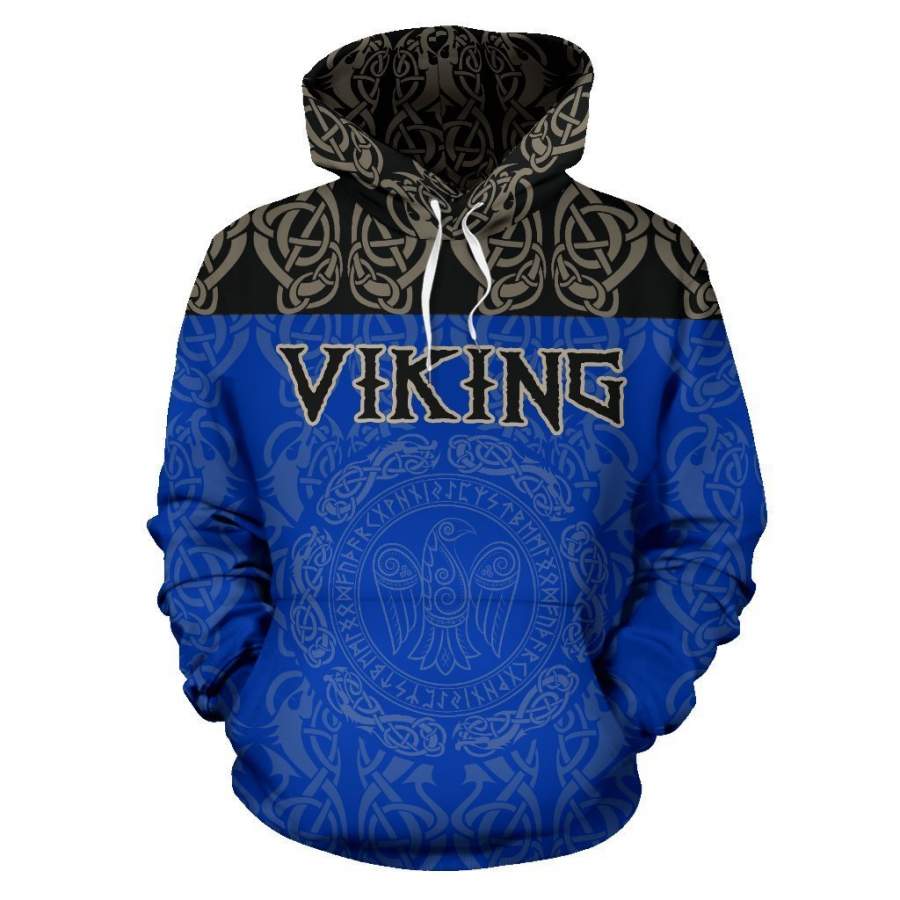 Viking All Over Hoodie – Raven Bn10