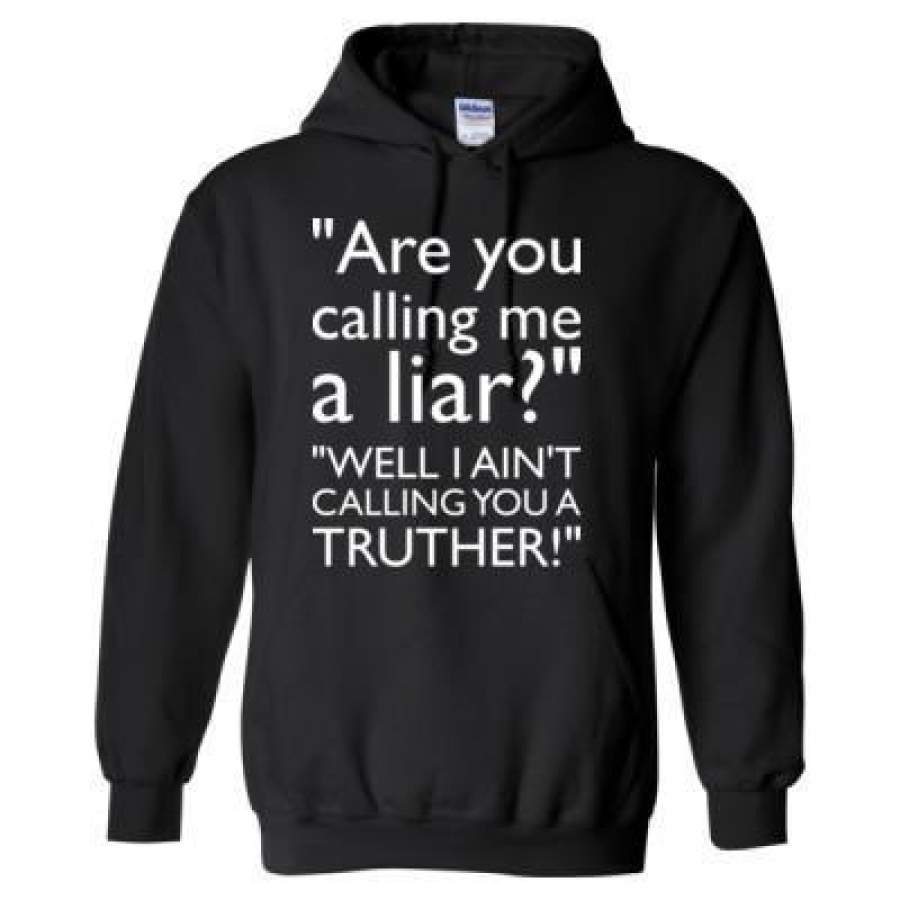 AGR Are You Calling Me A Liar Well I Aint Calling You A Truther – Heavy Blend™ Hooded Sweatshirt