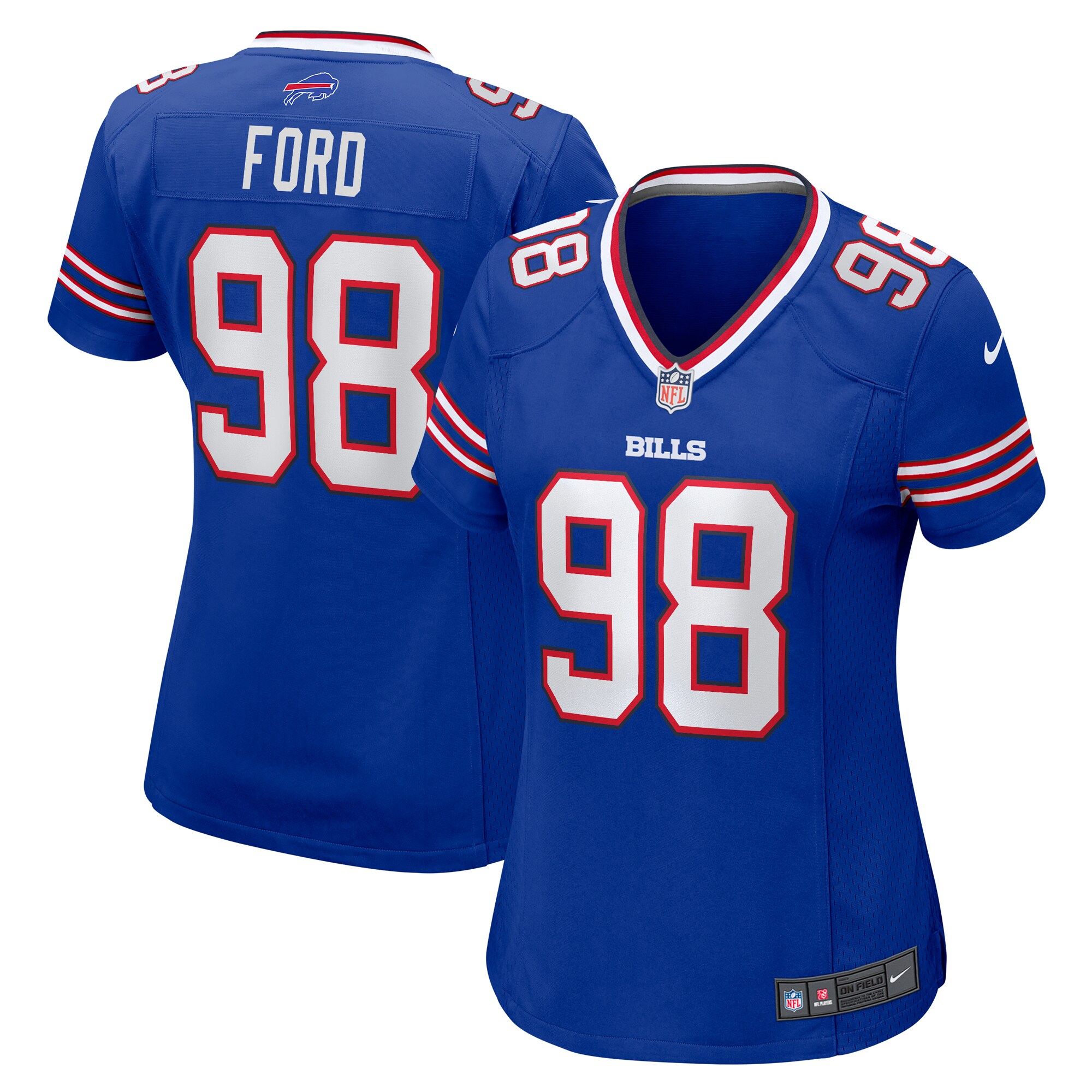 Poona Ford Buffalo Bills Women's Home Game Jersey – Royal