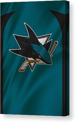 19 San Jose Sharks Joe Hamilton Canvas Print