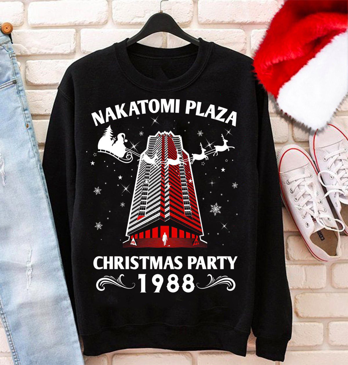 Nakatomi Plaza Sweater Christmas Gift For Him